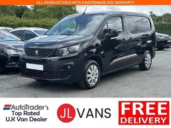 Black Used 2021 Peugeot Partner MPV | £10,450 (Expensive)