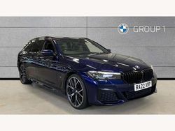 Blue Used 2022 BMW 520 M Sport Estate | £27,995 (Fair price)