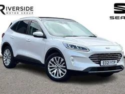 White Used 2021 Ford Kuga Titanium SUV | £14,898 (Fair price)