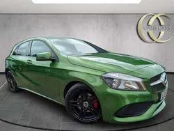 Green Used 2017 Mercedes A200 AMG line Hatchback | £12,995 (Fair price)