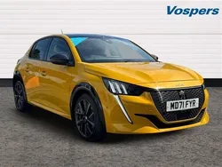 Yellow Used 2022 Peugeot 208 Premium Hatchback | £17,495 (Fair price)