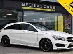 White Used 2016 Mercedes CLA220 Shooting Brake AMG Estate | £11,950 (Fair price)