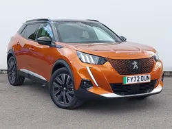 Orange Used 2022 Peugeot e-2008 Premium SUV | £14,998 (Expensive)