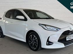 White Used 2022 Toyota Yaris Hybrid Design Hatchback | £16,492 (Good price)