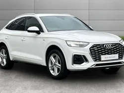 White Used 2024 Audi Q5 Sportback S-Line SUV | £43,444 (Fair price)