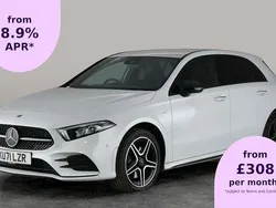 White Used 2021 Mercedes A250 AMG line Hatchback | £20,590 (Fair price)