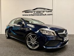 Blue Used 2017 Mercedes A200 AMG line Hatchback | £8,980 (Fair price)