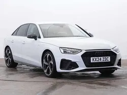White Used 2024 Audi A4 Black Edition Sedan | £27,980 (Fair price)