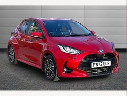 Red Used 2022 Toyota Yaris Hybrid Design Hatchback | £18,250 (Fair price)