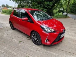 Red Used 2019 Toyota Yaris Hatchback | £10,950 (Fair price)