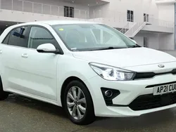 White Used 2021 Kia Rio 3 Hatchback | £7,417 (Good price)