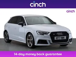 White Used 2017 Audi S3 Black Edition Hatchback | £17,549 (Fair price)