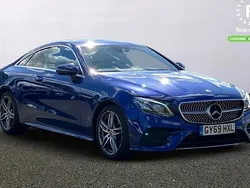 Blue Used 2019 Mercedes E220 Active Coupe | £20,499 (Fair price)