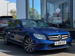 Blue Used 2019 Mercedes C200 SE Sedan | £11,995 (Super price)