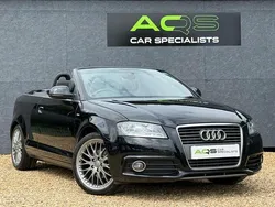 Black Used 2009 Audi A3 Cabriolet S-Line Cabriolet | £3,295 (Fair price)