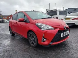 Red Used 2018 Toyota Yaris Design Hatchback | £8,995 (Fair price)