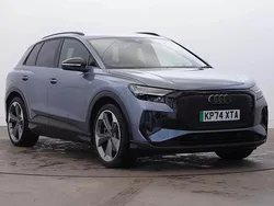 Blue Used 2024 Audi Q4 e-tron Black Edition SUV | £36,490 (Fair price)