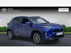 Blue Used 2023 Toyota Yaris Hybrid Design Hatchback | £20,672 (Expensive)