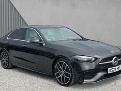 Grey Used 2024 Mercedes C300e AMG Line Premium Plus Sedan | £39,824 (A bit pricey)