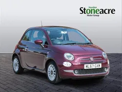 Red Used 2017 Fiat 500 Lounge Hatchback | £7,500 (A bit pricey)