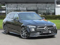 Black Used 2024 Mercedes C300e AMG Line Premium Plus Estate | £40,000 (A bit pricey)