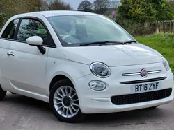 White Used 2016 Fiat 500 Pop Star Hatchback | £4,585 (Fair price)