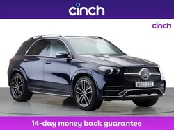 Blue Used 2022 Mercedes GLE400 AMG line SUV | £47,599 (Fair price)