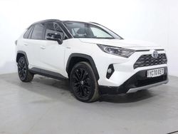 White/black Used 2021 Toyota RAV4 Hybrid SUV | £24,990 (Fair price)