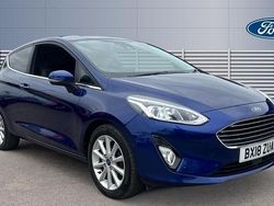 Blue Used 2018 Ford Fiesta Titanium X Hatchback | £8,994 (Fair price)