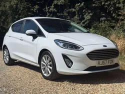 White Used 2017 Ford Fiesta Titanium Hatchback | £7,095 (Fair price)
