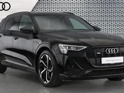 Black Used 2021 Audi e-tron Black Edition SUV | £27,053 (Fair price)