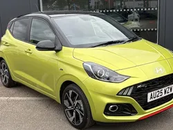 Lucid lime Used 2025 Hyundai i10 N Line Hatchback | £17,995 (Expensive)