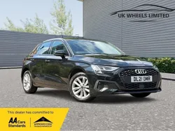 Black Used 2021 Audi A3 Sportback Hatchback | £16,690 (Fair price)