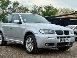 Silver Used 2009 BMW X3 M Sport SUV | £3,495 (Fair price)