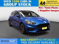 Blue Used 2018 Ford Focus ST-Line X Hatchback | £10,695 (Fair price)