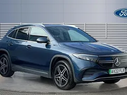 Blue Used 2022 Mercedes EQA350 AMG line SUV | £23,000 (Fair price)
