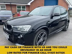Black Used 2016 BMW X3 M Sport SUV | £13,299 (Fair price)