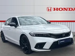 White New 2025 Honda Civic Hybrid Hatchback | £31,881 (Fair price)