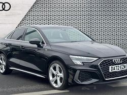 Black Used 2022 Audi A3 S-Line Sedan | £19,219 (Fair price)