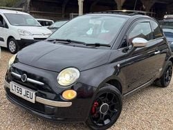 Black Used 2010 Fiat 500 Lounge Hatchback | £4,499 (Super price)