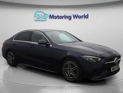 Blue Used 2022 Mercedes C200 AMG line Sedan | £24,800 (Good price)