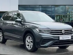 Platinum grey metallic Used 2022 VW Tiguan Allspace Life SUV | £24,297 (Good price)