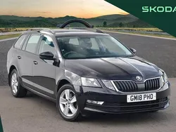 Black magic pearlescent Used 2018 Skoda Octavia SE Estate | £14,495 (Fair price)