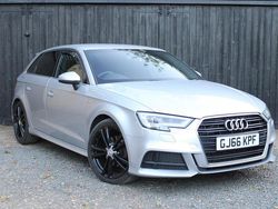 Silver Used 2016 Audi A3 Sportback S-Line Hatchback | £11,790 (Fair price)