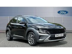 Black Used 2022 Hyundai Kona Premium SUV | £17,619 (Fair price)