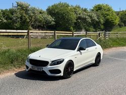 White Used 2017 Mercedes C43 AMG Premium Sedan | £23,995 (Fair price)