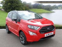 Red Used 2018 Ford Ecosport ST-Line SUV | £9,000 (Good price)