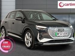 Black Used 2022 Audi Q4 e-tron S-Line SUV | £29,159