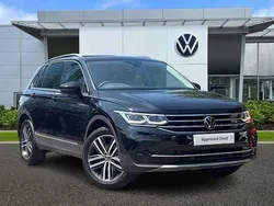 Black Used 2022 VW Tiguan Elegance SUV | £26,491 (Fair price)