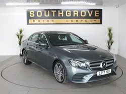 Grey Used 2017 Mercedes E220 AMG line Sedan | £12,789 (Fair price)